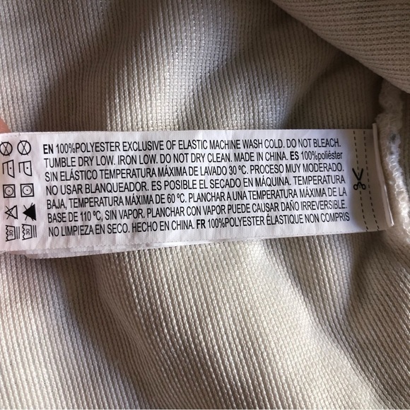 FOREVER 21 Contemporary Balloon Sleeves Pullover Hoodie Plush Teddy Jacket Sz S- - Picture 6 of 10